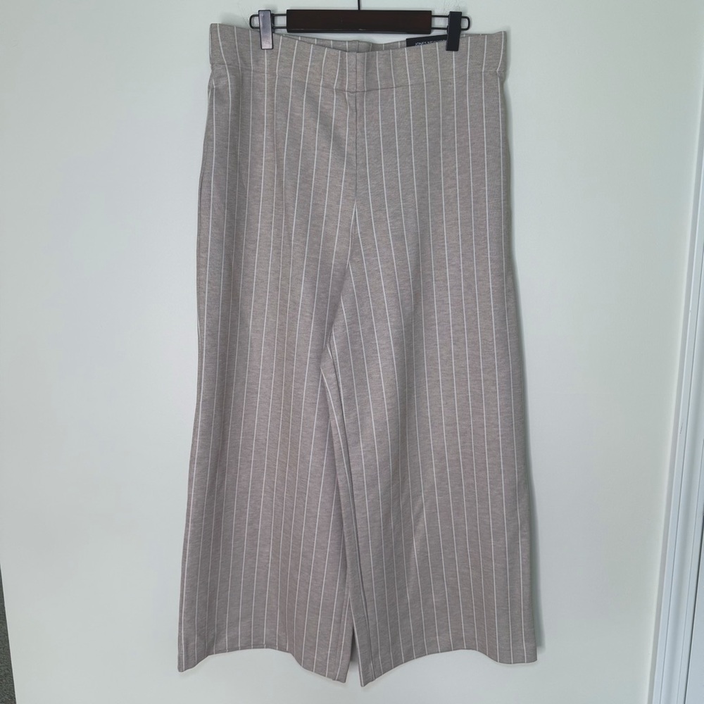 NWT Jones & Co Jones New York Crop Wide Leg High Rise Ponte Pants Size XL